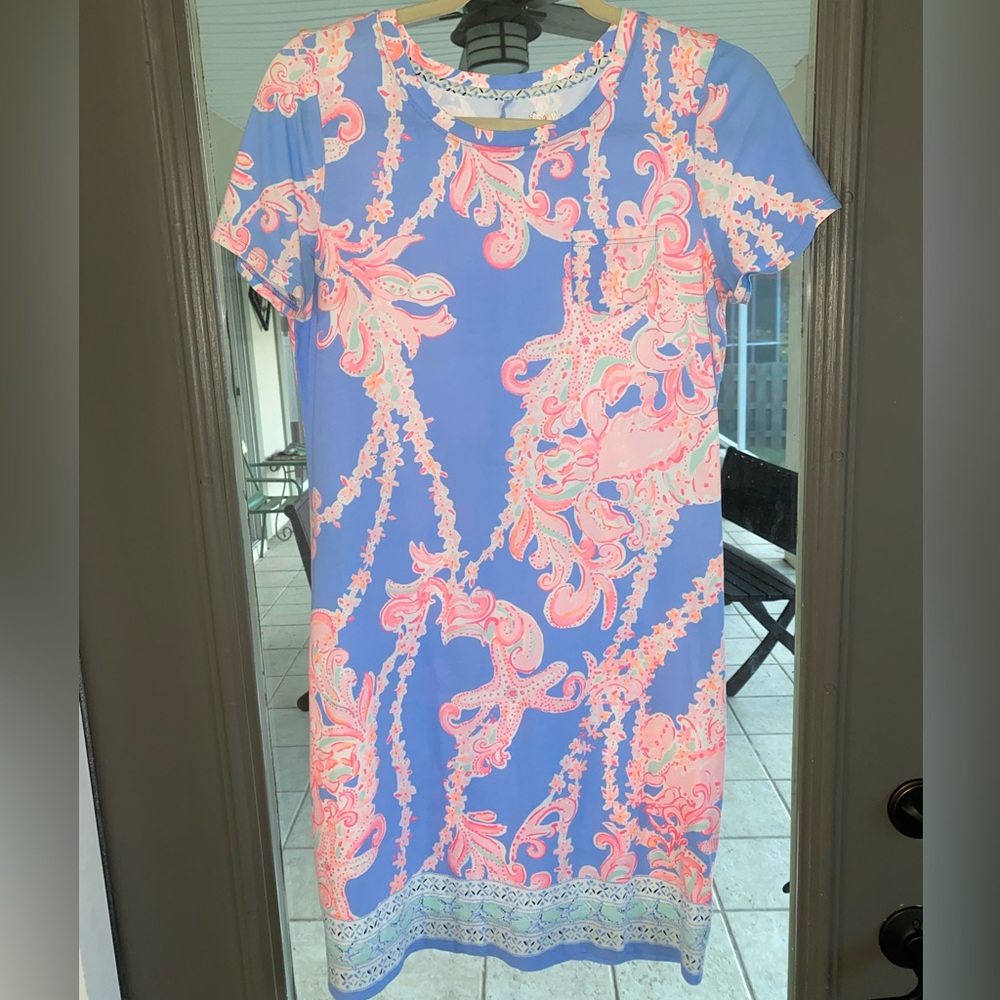Vibrant Lilly Pulitzer T Shirt Dress